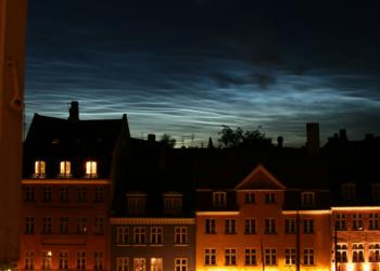 Noctilucent cloud phenomenon may be linked to ancient volcanic eruption