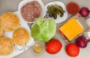 Burgers at home recipe with photos